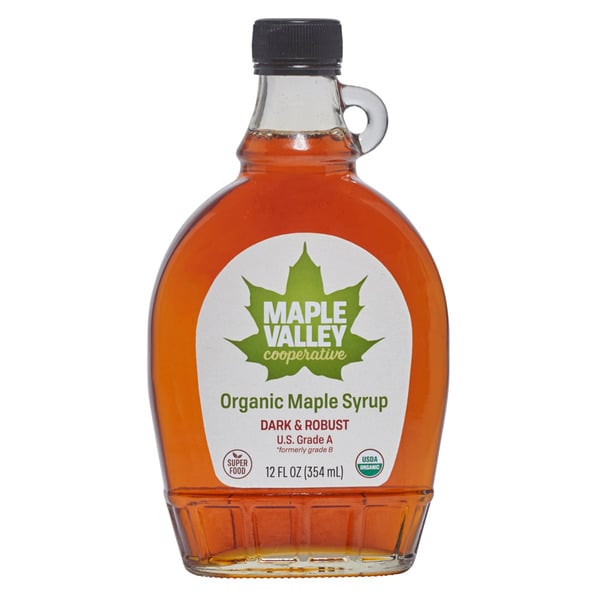 Honeys, Syrups & Nectars Maple Valley Organic Maple Syrup, Dark & Robust hero