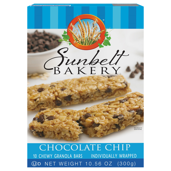 Energy & Granola Bars Sunbelt Bakery Chocolate Chip Chewy Granola Bars hero