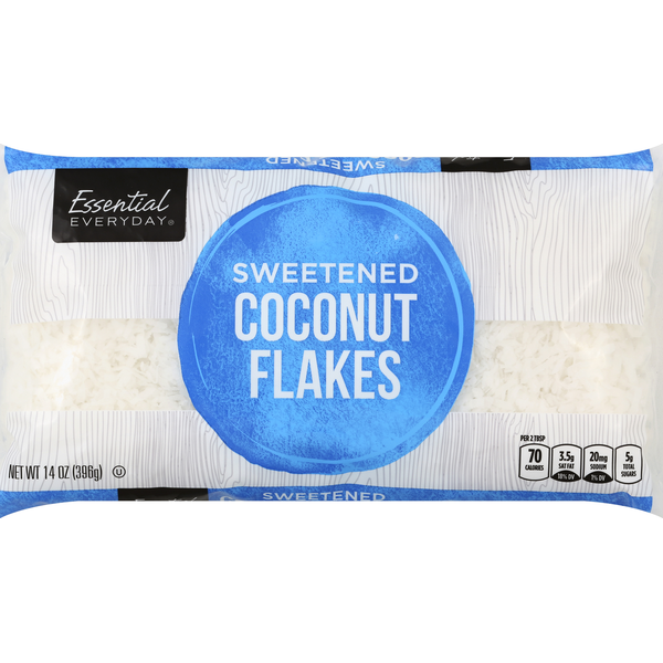 Hot Cereal & Pancake Mixes Essential Everyday Coconut Flakes, Sweetened hero