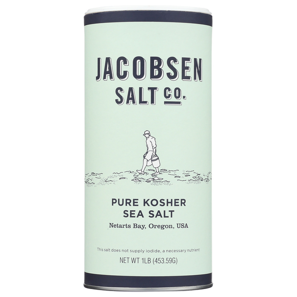 Baking Ingredients Jacobsen Salt Co. Pure Kosher Sea Salt Canister hero