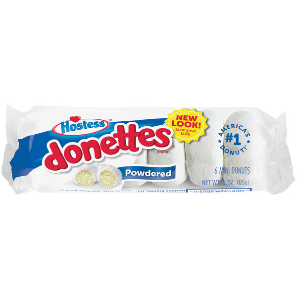 Cookies & Cakes Hostess Powdered Sugar DONETTES Single Serve hero