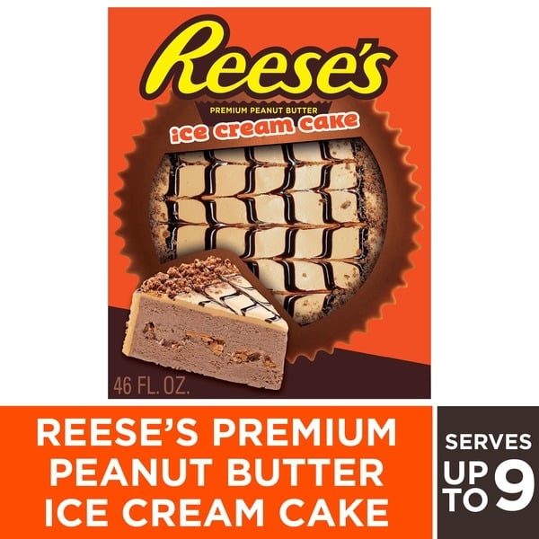 Bakery Desserts Rich's Reese’s Premium Peanut Butter Ice Cream Cake hero