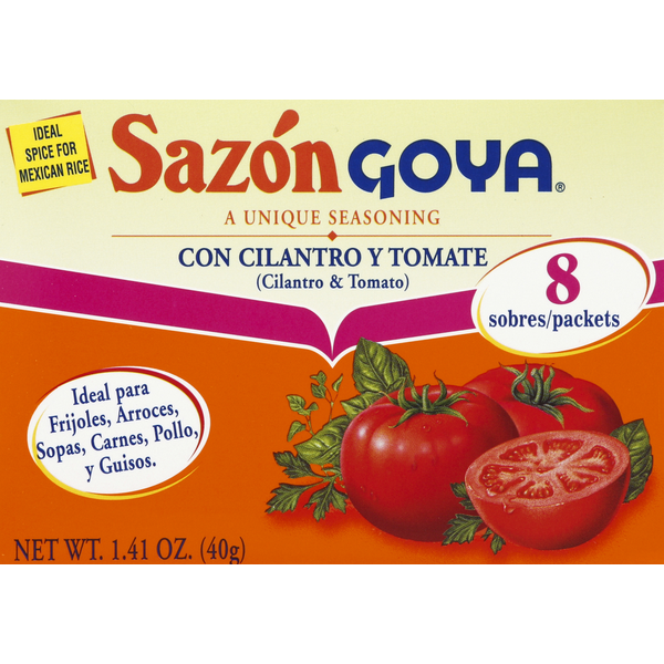 Latino Foods Sazón Goya With Coriander & Tomato Seasoning hero