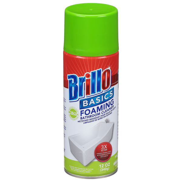 More Household Brillo Bathroom Cleaner, Foaming hero