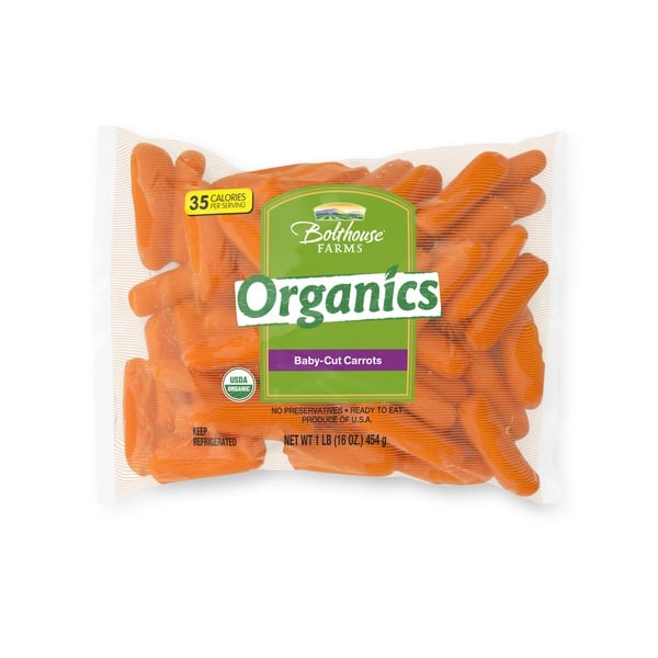 Packaged Vegetables & Fruits Bolthouse Farms Organic Baby Carrots hero