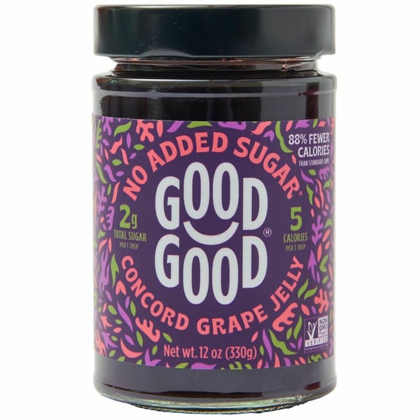 Spreads Good Good Concord Grape Jelly, No Added Sugar hero