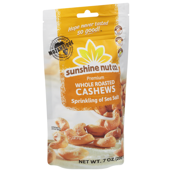 Nuts, Seeds & Dried Fruit Sunshine Nut Co. Cashews, Premium, Whole Roasted hero