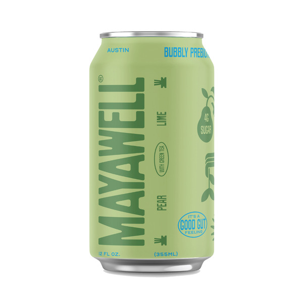 Tea Mayawell Pear Lime, Sparkling Prebiotic Soda hero