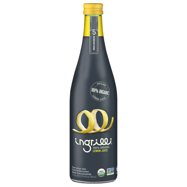 Refrigerated Beverages Ingrilli 100% Organic Lemon Juice hero