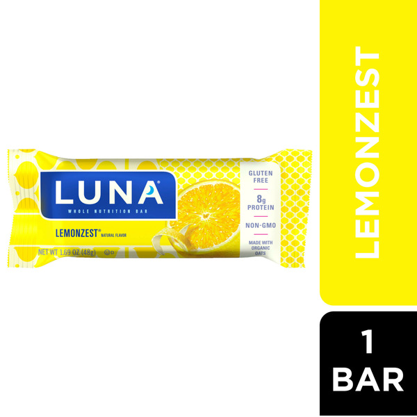 Energy & Granola Bars Luna Lemonzest Whole Nutrition Bar hero