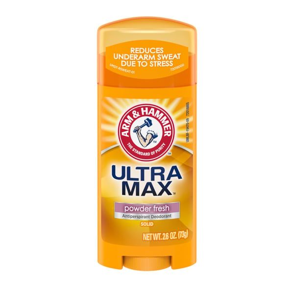 Deodorants Arm & Hammer Ultra Max Deodorant- Powder Fresh-  Solid Oval - (Pack Of 6) hero