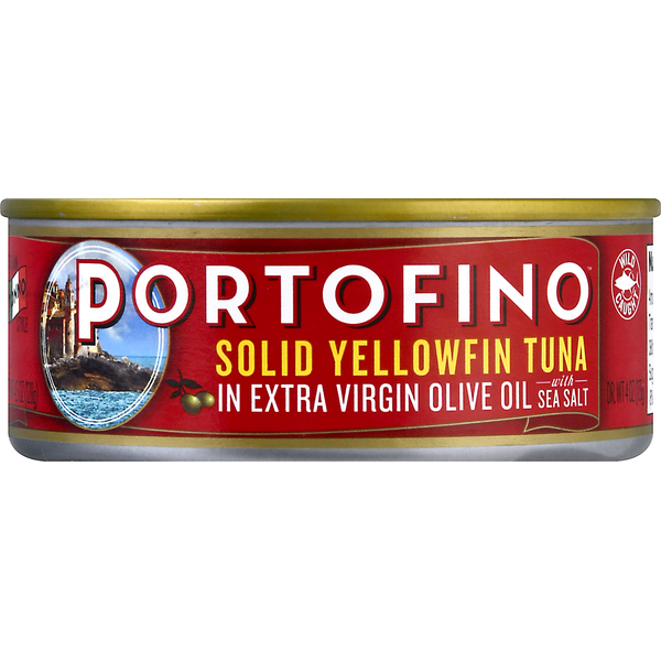 Canned Meat & Seafood Portofino Tuna, Yellowfin, Solid hero