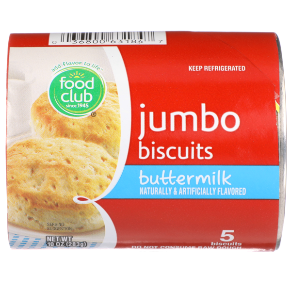 Cookies & Cakes Food Club Buttermilk Flavored Jumbo Biscuits hero