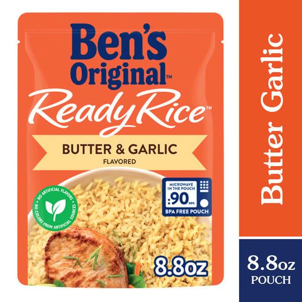 Instant Foods Ben's Original Butter and Garlic Flavored Rice Easy Dinner Side hero