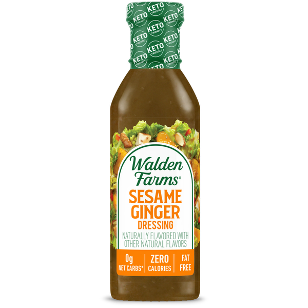 Salad Dressing & Toppings Walden Farms Sesame Ginger Dressing hero