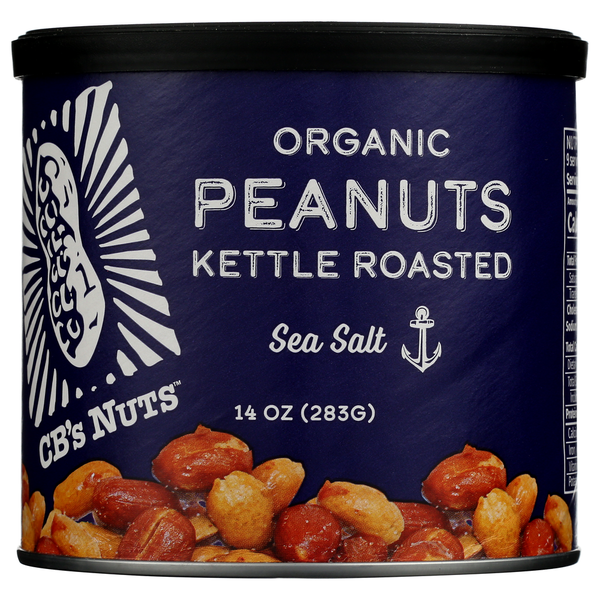 Nuts, Seeds & Dried Fruit CB's Nuts Org Kettle Roasted Peanuts, Sea Salt hero