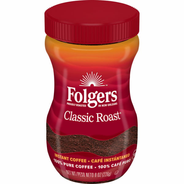 Coffee Folgers Instant Coffee hero