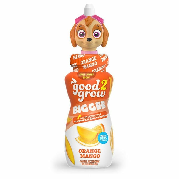 Water, Seltzer & Sparkling Water good2grow Bigger Orange Mango Juice Character Tops Vary hero