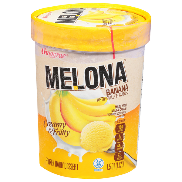 Melona Frozen Dairy Dessert, Banana hero