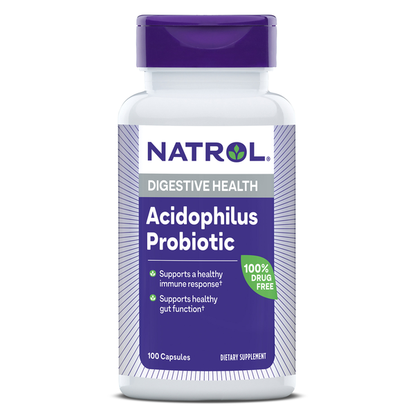 Digestion Natrol Acidophilus 100mg Capsules hero