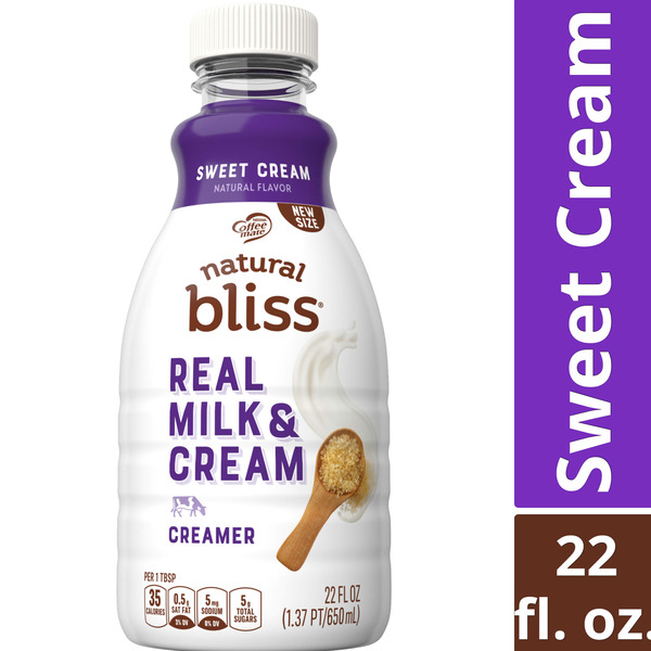 Coffee mate Natural Bliss Sweet Cream Coffee Creamer hero