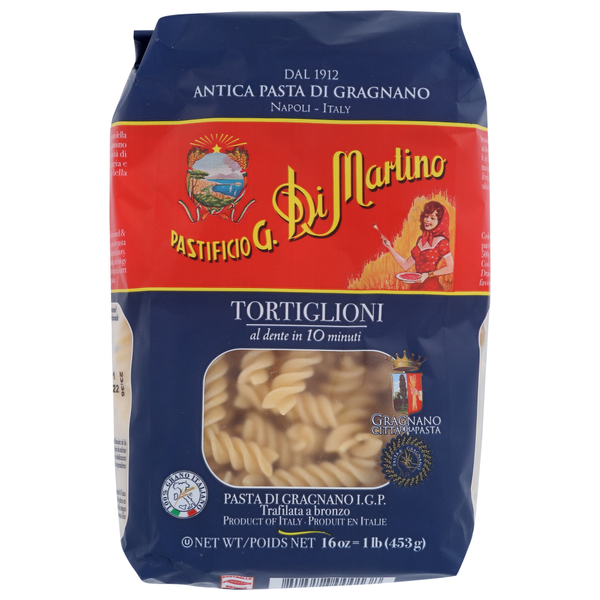 Dry Pasta Di Martino Pasta Tortiglioni hero