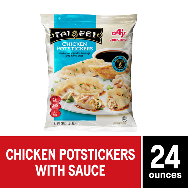 Frozen Appetizers & Sides Ajinomoto Tai Pei Chicken Potstickers Frozen Asian Appetizers hero