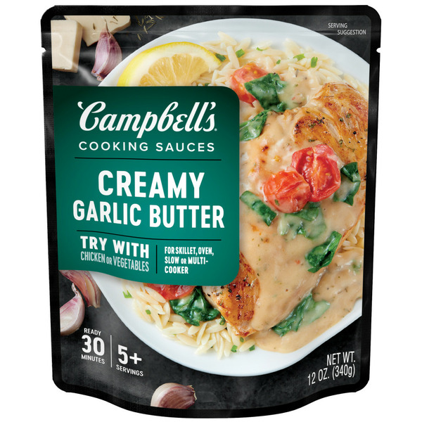 Marinades & Meat Preparation Campbell's Creamy Garlic Butter Sauce hero