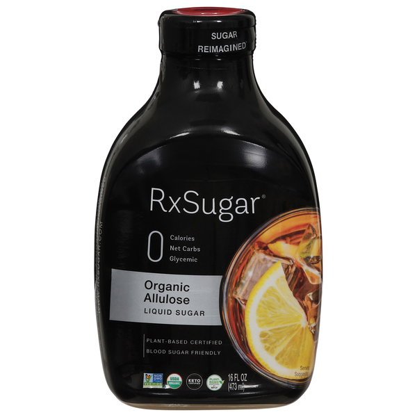 Bulk Sugar & Sweeteners RxSugar Allulose, Organic, Liquid Sugar hero