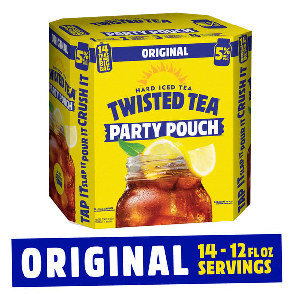 Other Beverage Twisted Tea Hard Iced Tea Party Pouch hero