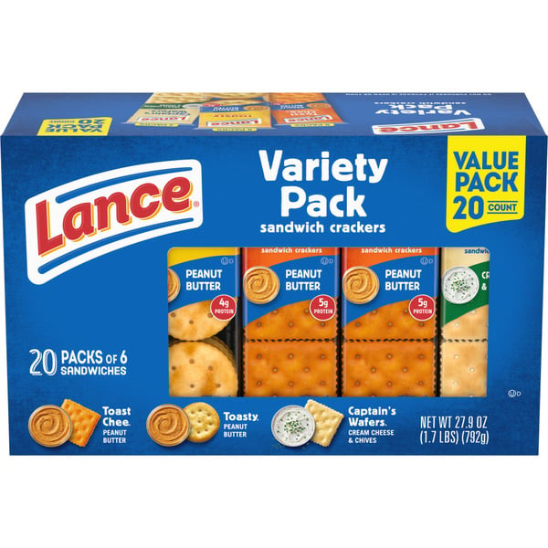 Crackers Lance Sandwich Crackers Variety Pack hero