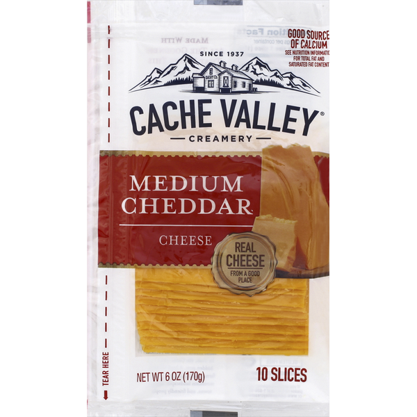 Packaged Cheese Cache Valley Cheese, Medium Cheddar hero