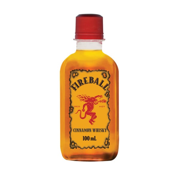 North American Whiskey Fireball Cinnamon Whiskey, Cinnamon Whisky, Liquor, 66 Proof hero