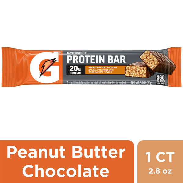 Protein & Meal Replacements Gatorade Protein Bar Peanut Butter Chocolate hero