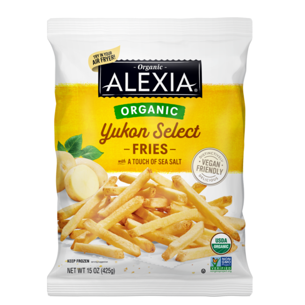 Frozen Appetizers & Sides Alexia Fries, Organic, Yukon Select hero