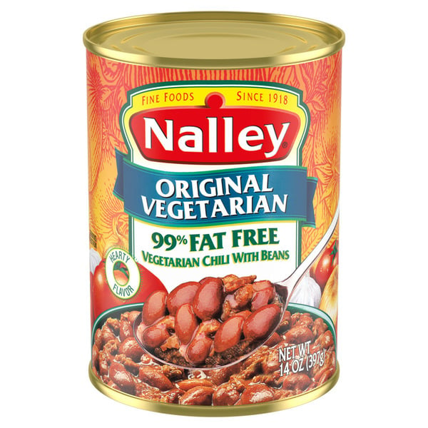 Canned Meals & Beans Nalley Original Fat Free Vegetarian Chili with Beans hero