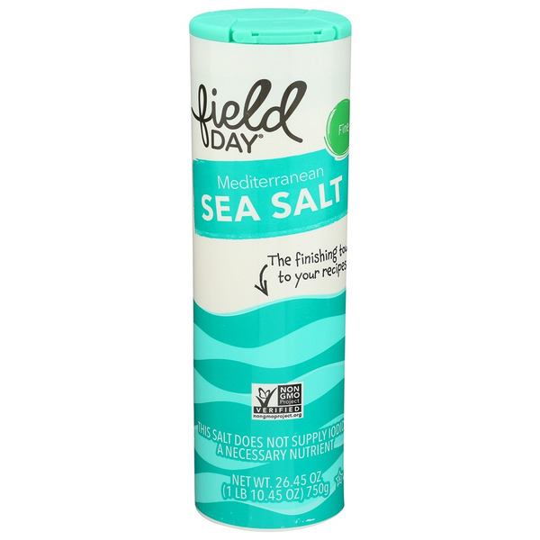 Spices & Seasonings FIELD DAY Sea Salt, Mediterranean, Fine hero