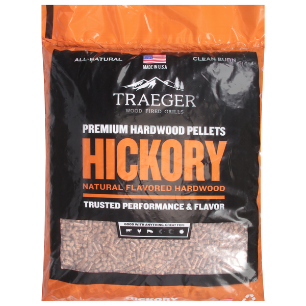 More Household Traeger Hardwood Pellets, Premium, Hickory hero