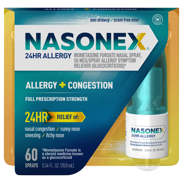 Cold, Flu & Allergy Nasonex Allergy + Congestion, Full Prescription Strength hero