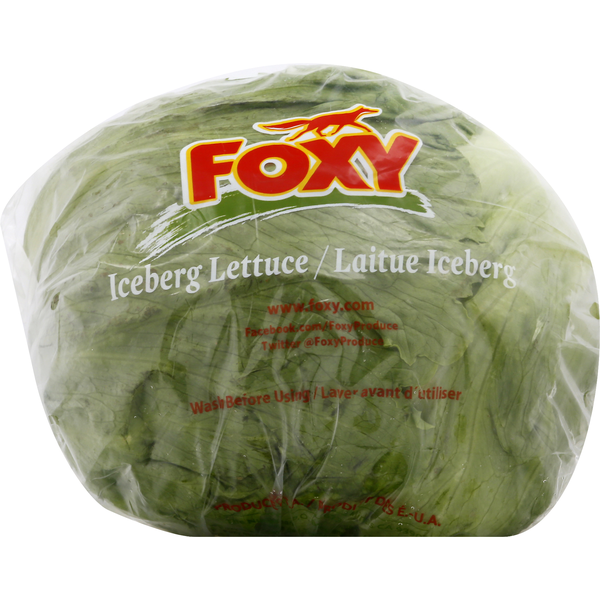 Fresh Vegetables Iceberg Lettuce hero