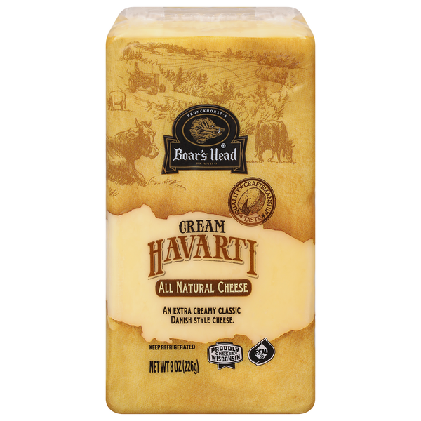 Packaged Cheese Boar's Head Cream Havarti Cheese hero