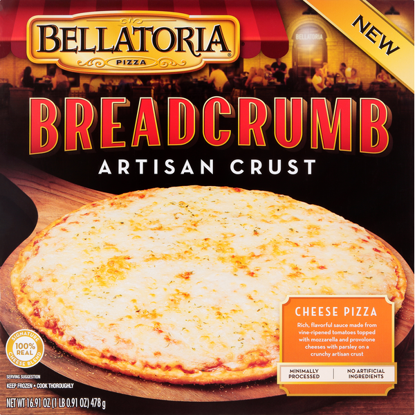 Frozen Pizza Bellatoria Pizza, Artisan Crust, Cheese hero