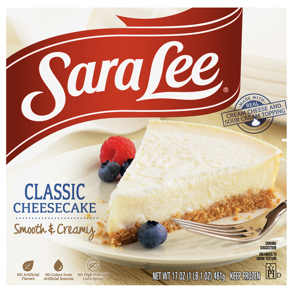 Frozen Dessert Sara Lee Cheesecake, Classic hero