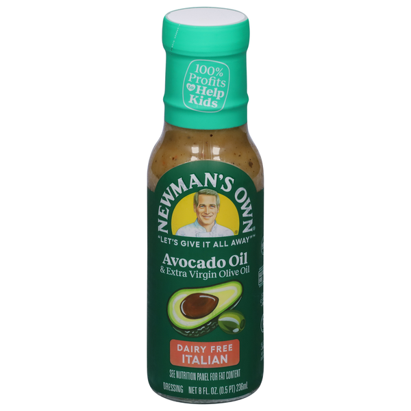 Salad Dressing & Toppings Newman's Own Dressing, Dairy Free, Italian, Avocado Oil & Extra Virgin Olive Oil hero