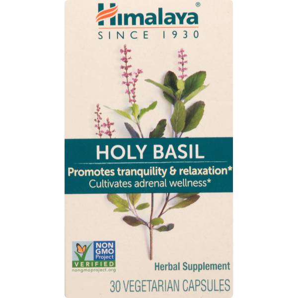 Vitamins & Supplements Himalaya Holy Basil, Vegetarian Capsules hero