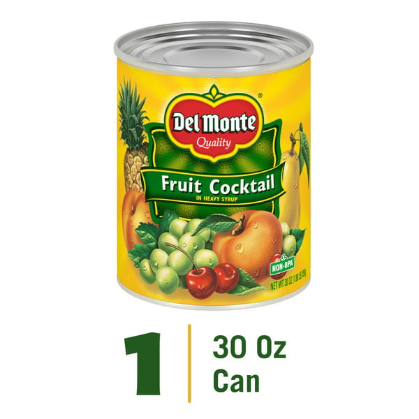 Canned/Jarred Fruits Del Monte Fruit Cocktail in Heavy Syrup, Canned Fruit hero