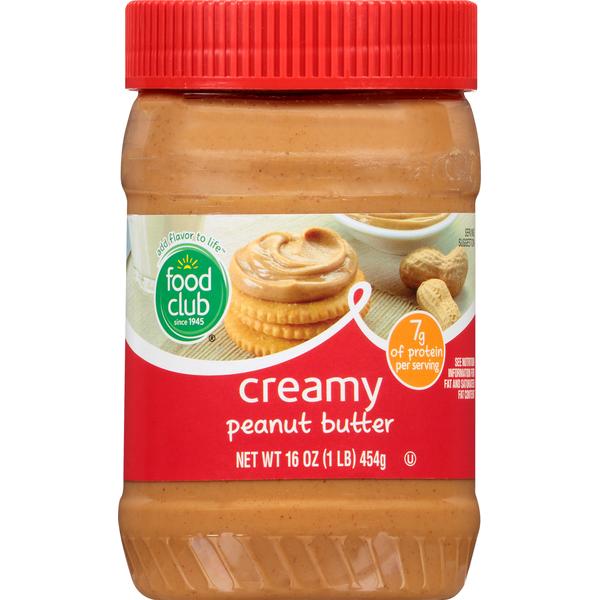 Spreads Food Club Peanut Butter, Creamy hero