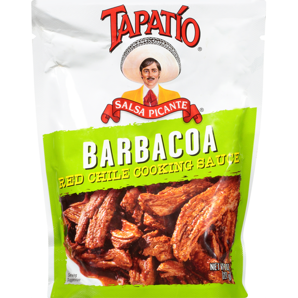 Latino Foods Tapatio Cooking Sauce, Red Chile, Barbacoa hero