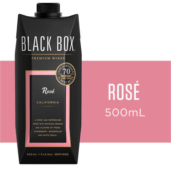 White Wines Black Box Wines Rose Blush Wine Go Pack hero