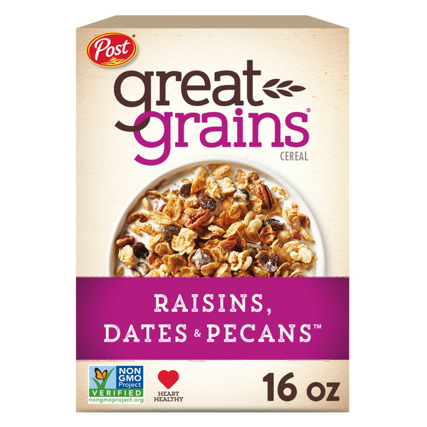 Cereal Great Grains Raisins Dates and Pecans Breakfast Cereal hero